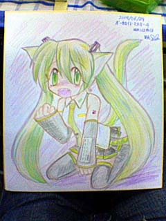 じゃんけん大会景品用の色紙