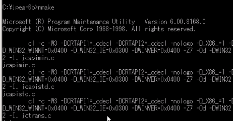 nmake Ɠ͂ă^[L[B