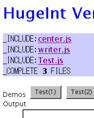HugeInt HTML