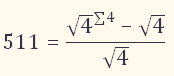 [MathML:A Numerical Formula]