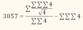 [MathML:A Numerical Formula]